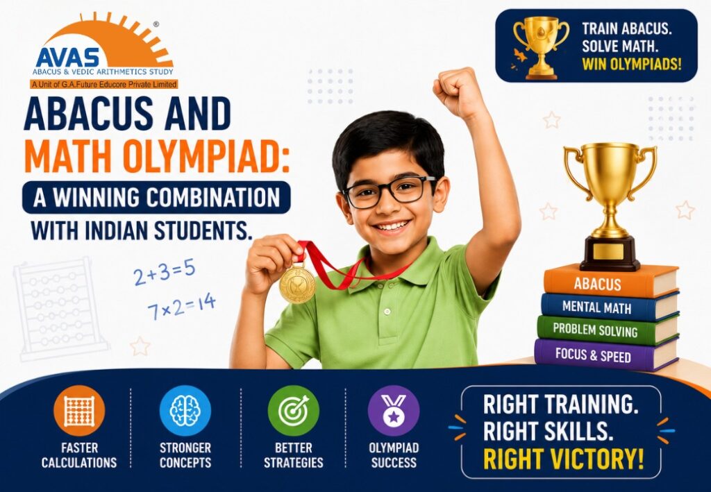 Indian student combining abacus training with math olympiad preparation