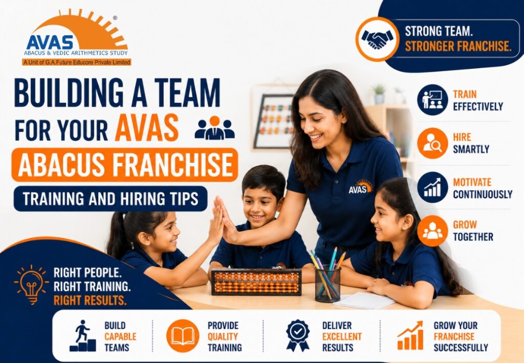 Building a team for AVAS abacus franchise training and hiring tips