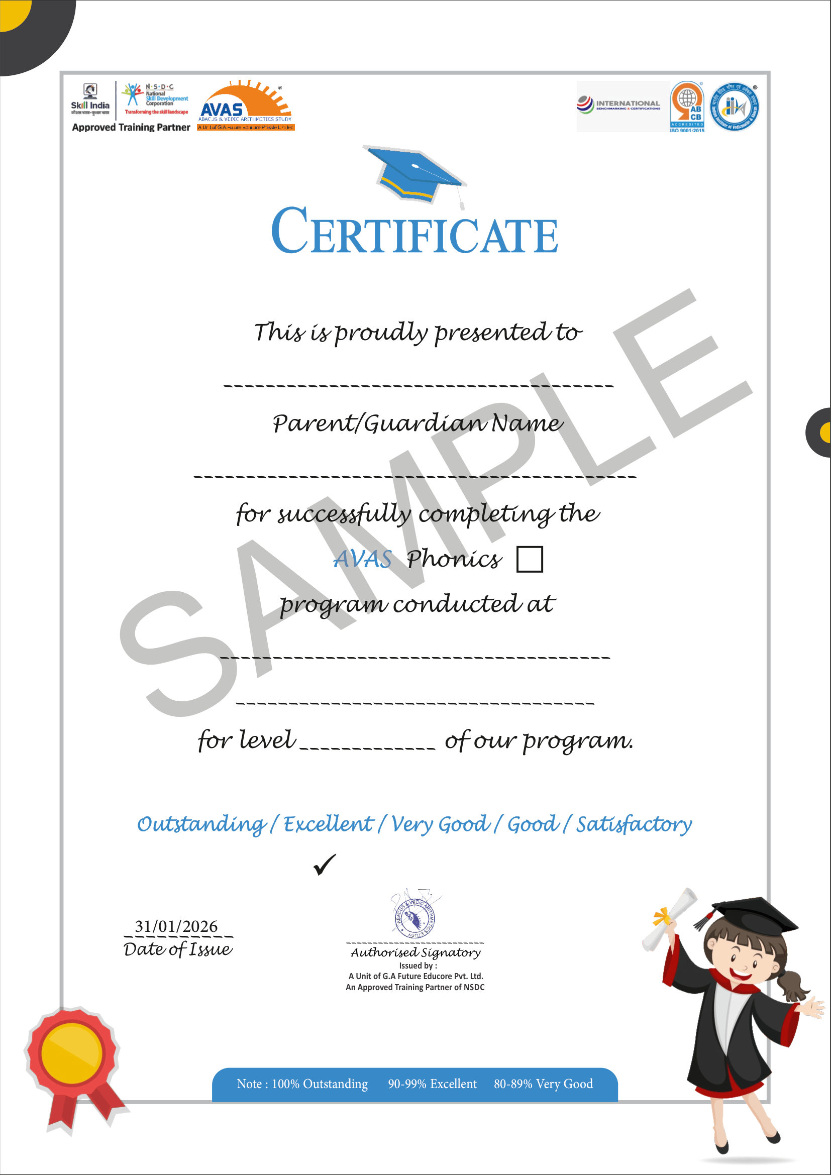 AVAS Certificate