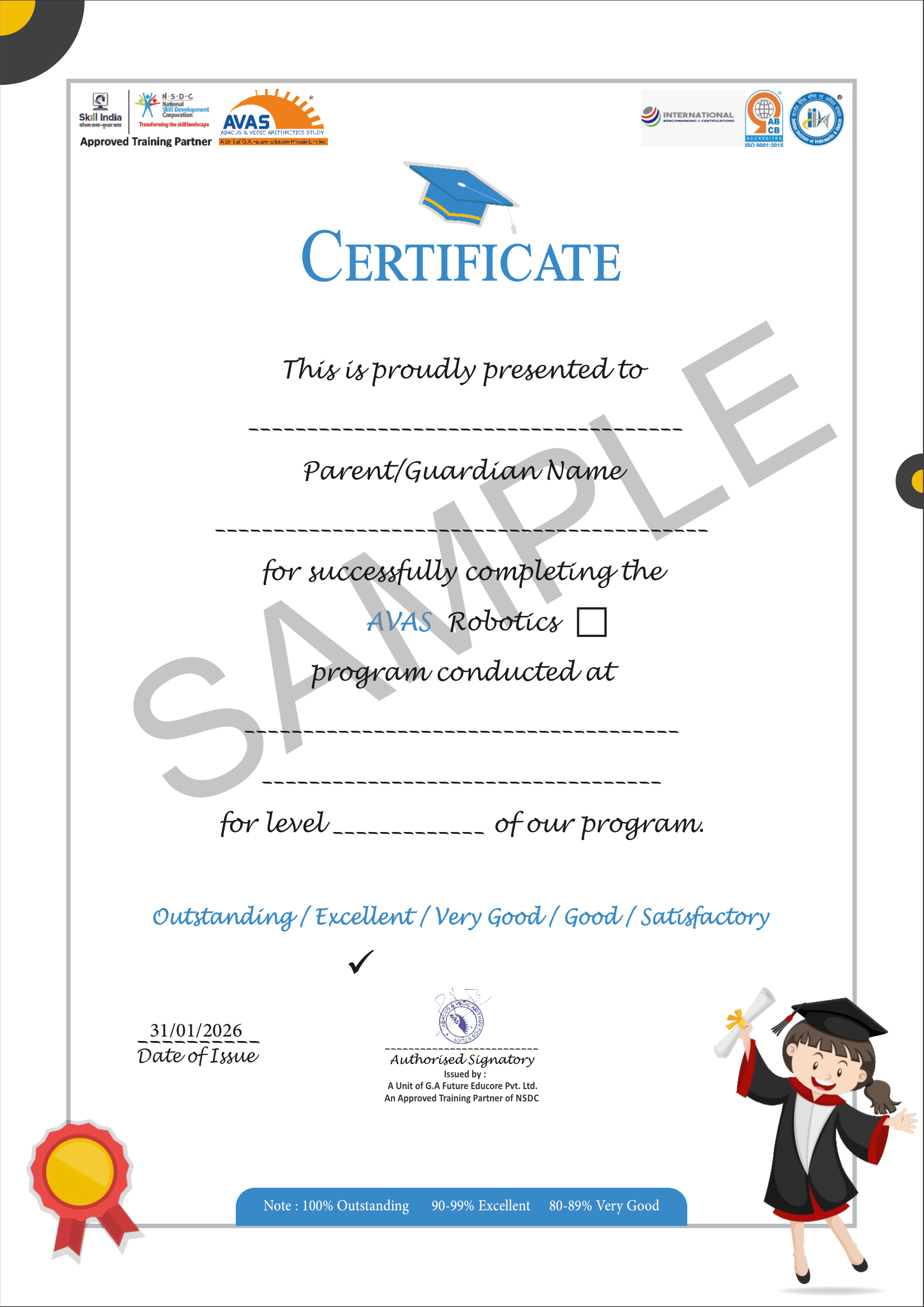 AVAS Certificate